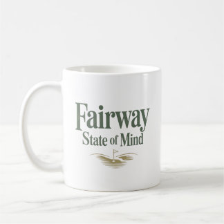 Fairway State Of Mind Retro Golf Lifestyle Coffee Mug