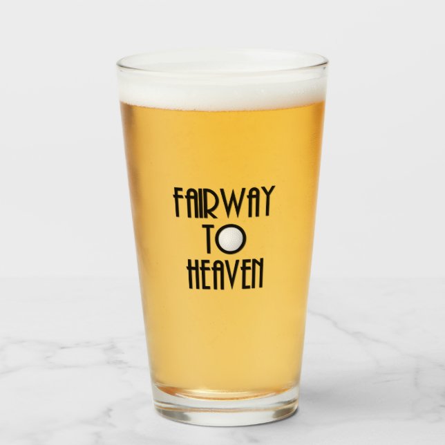 Fairway to Heaven Glass (Front Filled)