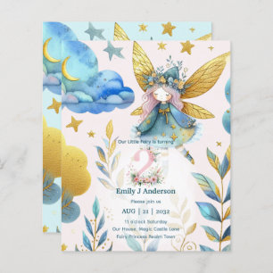 Fairy 2ND Birthday Fairytale TWO TODAY Birthday