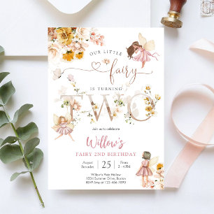 Fairy 2nd Birthday Party Invitation