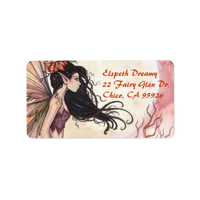 Fairy Address Labels Gift Tags (Front)
