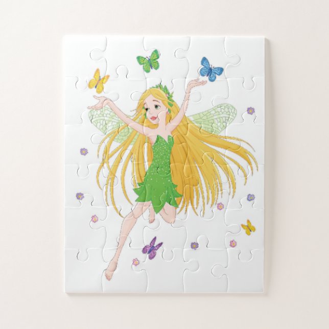 Fairy and Butterflies Jigsaw Puzzle (Vertical)
