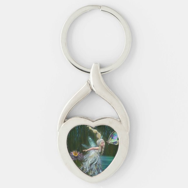 Fairy and Butterfly Key Ring (Front)