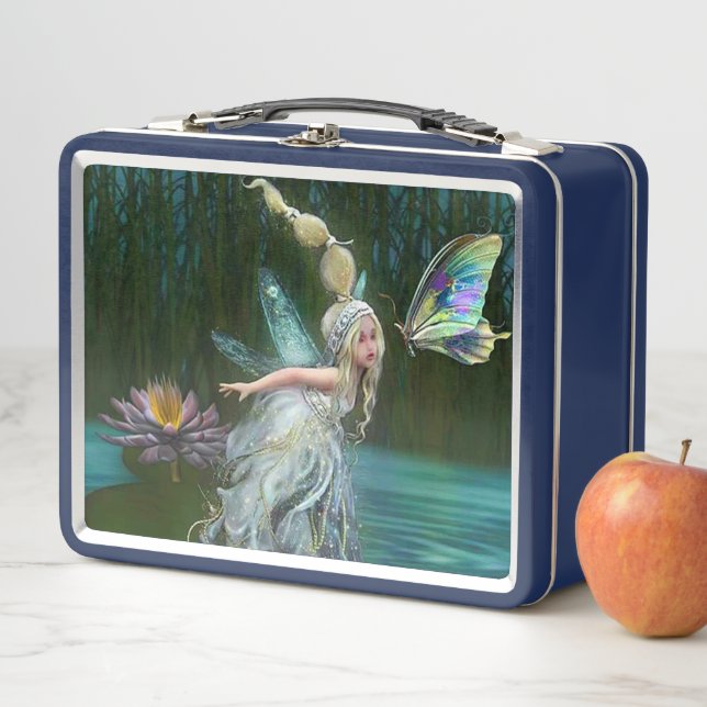 Fairy and Butterfly Metal Lunch Box (In Situ)