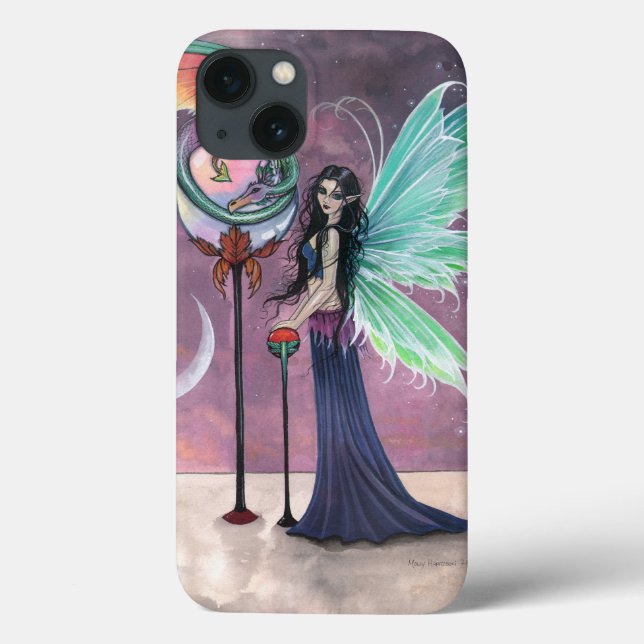 Fairy and Dragon Fantasy Art Case-Mate iPhone Case (Back)