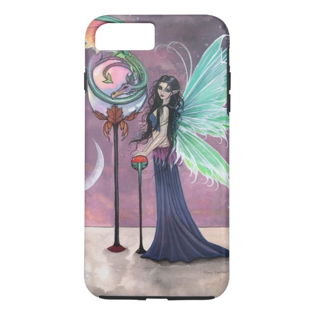 Fairy and Dragon Fantasy Art Case-Mate iPhone Case (Back)