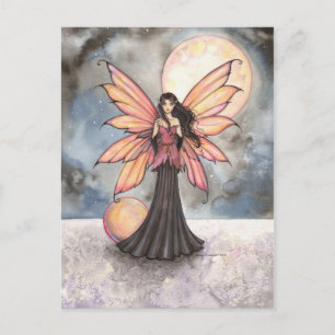 Fairy and Full Moon Fantasy Art Postcard