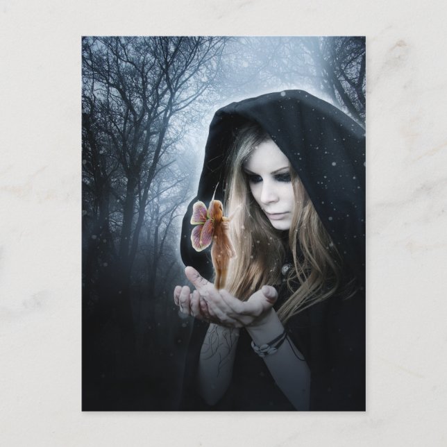 Fairy and Girl Postcard (Front)