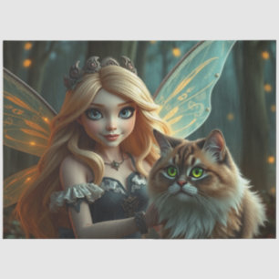Fairy and her Cat, Tissue Paper