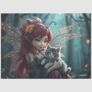 Fairy and her Cat, Tissue Paper