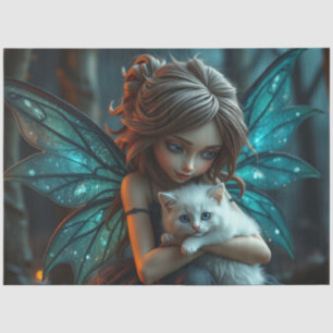 Fairy and her Cat Tissue Paper