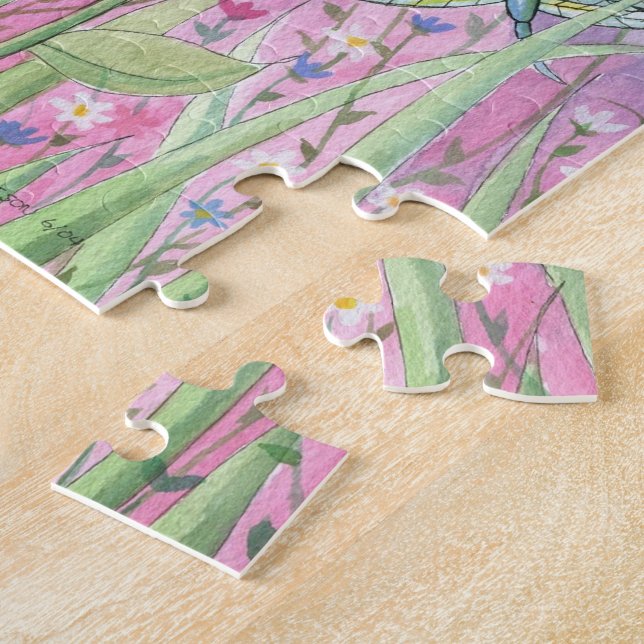 Fairy and Ladybug Puzzle with Tin (Side)