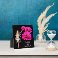 Fairy And Pink Zinnias Inspirational