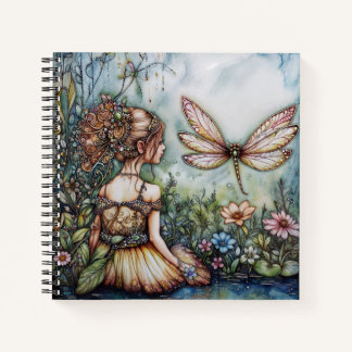 Fairy and the Dragonfly HB Note/Sketch book