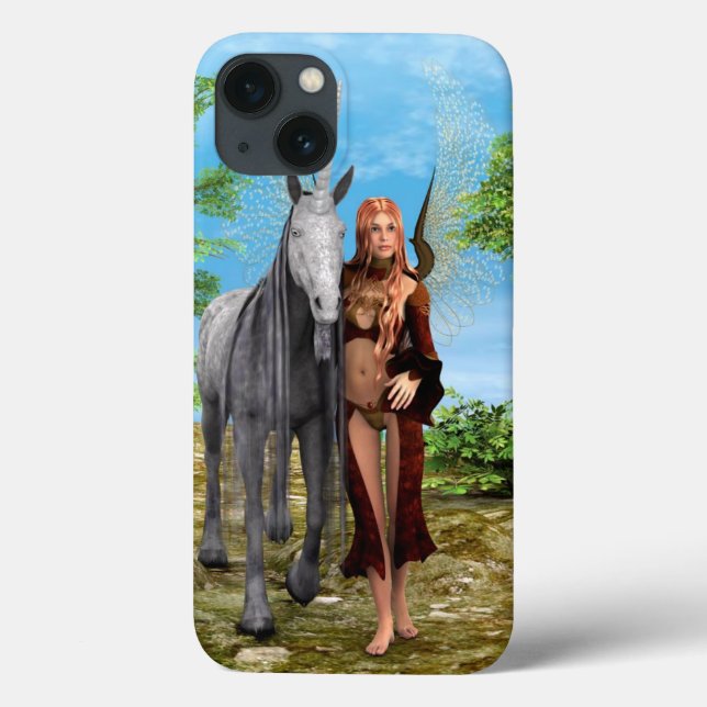 Fairy and Unicorn Case-Mate iPhone Case (Back)