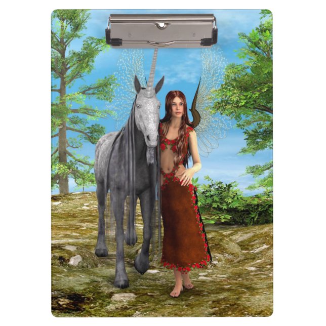 Fairy and Unicorn Clipboard (Front)