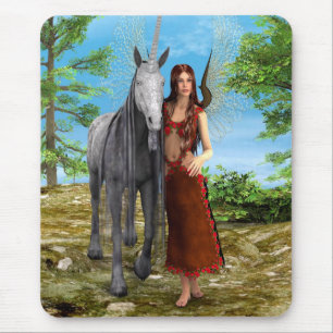 Fairy and Unicorn Mouse Mat