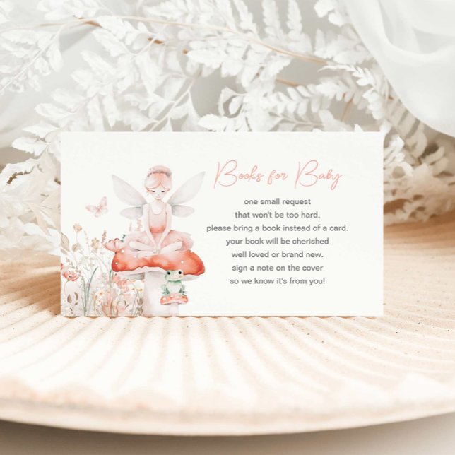 Fairy and Wildflowers Book Request Enclosure Card (Creator Uploaded)