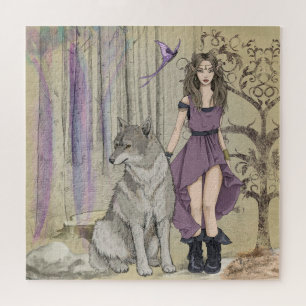 Fairy and Wolf Jigsaw Puzzle