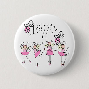 Fairy Angel Ballet 6 Cm Round Badge