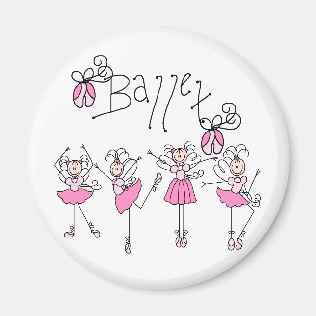 Fairy Angel Ballet Magnet (Front)