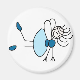 Fairy Angel In Blue Magnet