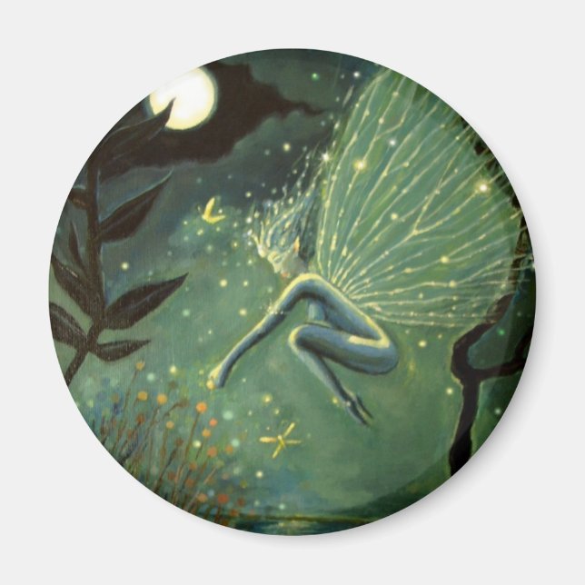Fairy Art Magnet - 'Crystal Water Sprite' (Front)
