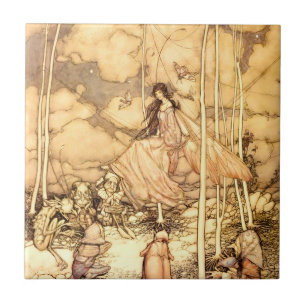 Fairy Arthur Rackham Tile