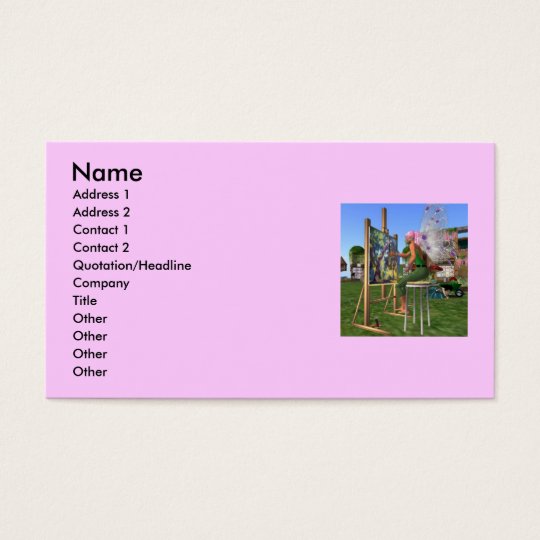 Fairy Artist Business Card