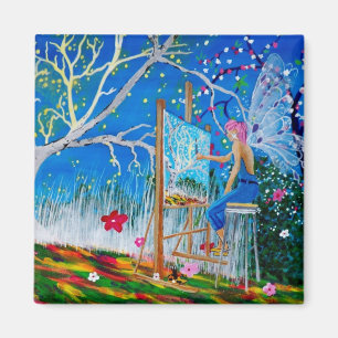 Fairy Artist Faery Magnet