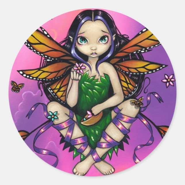"Fairy at Sunset" Sticker (Front)