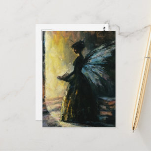 Fairy at the Doorway Fantasy Postcard