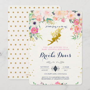Fairy Baby Shower Invitation