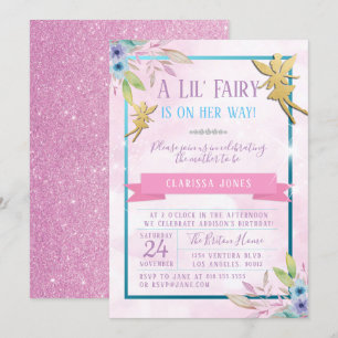 Fairy Baby Shower Invitation