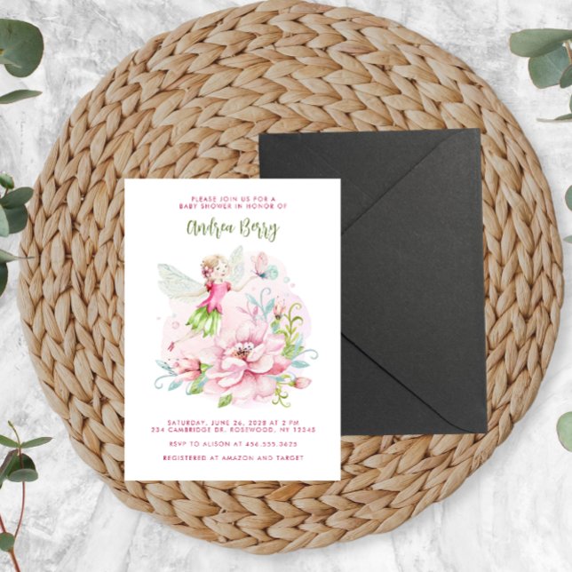 Fairy Baby Shower  Invitation (Creator Uploaded)