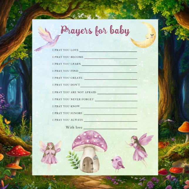 Fairy baby shower Prayers for baby (Creator Uploaded)