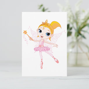 Fairy Ballerina Invitations