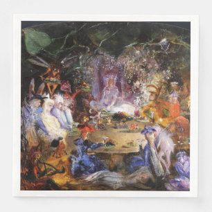 FAIRY BANQUET Wood Fairies Napkin