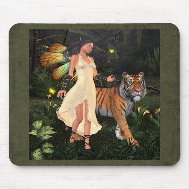 Fairy Beastmaster Mouse Mat (Front)