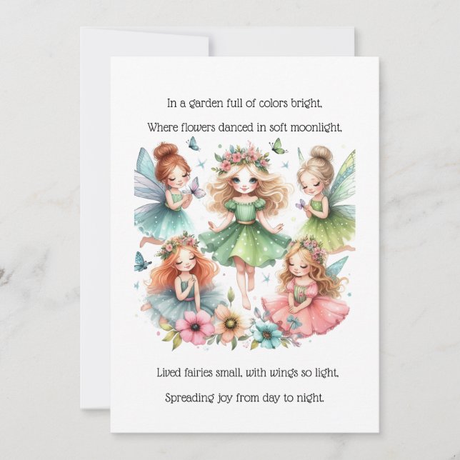 Fairy Birthday Card (Front)
