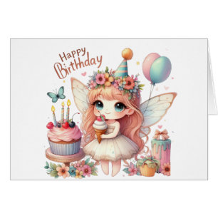 Fairy Birthday Card
