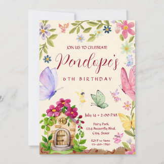 Fairy Birthday Invitation