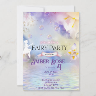 Fairy Birthday Invitation