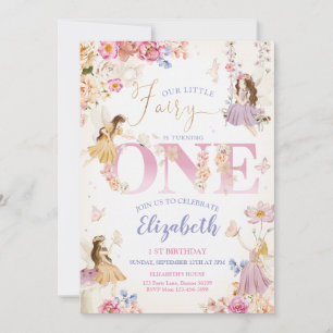 Fairy Birthday Invitation Fairy Garden Birthday