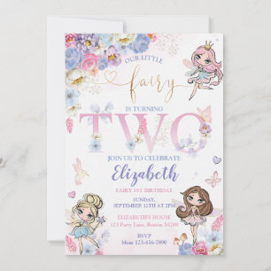 Fairy Birthday Invitation Fairy Garden Birthday
