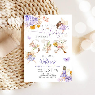 Fairy Birthday Invitation Girl