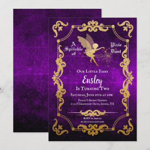 Fairy Birthday Invitation Invitation