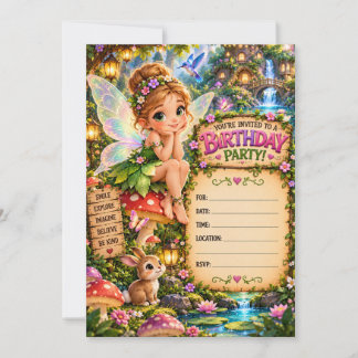 Fairy Birthday Party Invitation | Any Age