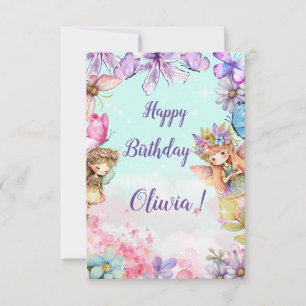 Fairy Birthday Princess Fairy Happy Birthday Card