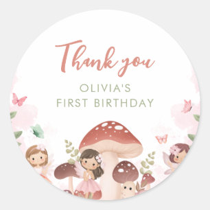 Fairy Birthday  Thank You Favour Gift Tags